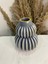 Iskandinav Çizgili Bubble Vazo Model 3 2
