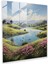 Yanardöner Cam Baskı - Serene Horizons - Cam Duvar Sanatı, 30X30 1