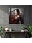 Büyülü Elegance Cam Baskı - Klasik Yağlıboya Portre Cam Duvar Sanatı - Ev Dekorasyon - Duvar Dekoru - Cam Sanatı - Modern Sanat Eseri, 30X30 2