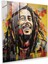 Bob Marley Cam Baskı - Kent Sanatı - Bob Marley, Cam Baskı, Cam Duvar Sanatı, Cam Sanatı, 30X30 1