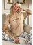 Somon Spring Style Desenli Kısa Kollu Örme Kadın Pijama Takımı 1