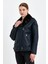 Körli Tüy Kuzu Kürkü Kadın Kaban(Regular FIT)VV509 3
