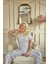 Gri Beautiful Desenli Kısa Kollu Örme Kadın Pijama Takımı 4
