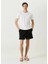 Unisex Basic Bisiklet Yaka Regular T-Shirt - Beyaz 4