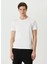 Unisex Basic Bisiklet Yaka Regular T-Shirt - Beyaz 3