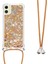 Samsung Galaxy A05 4g Tpu Hareketli Sıvı Glitter Kabuk Kradard Gold/hearts Telefon Kılıfı (Yurt Dışından) 2