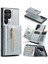 Samsung Galaxy S24 Ultra Çıkarılabilir Cover Silver Telefon Kılıfı (Yurt Dışından) 1