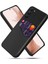 Samsung Galaxy S24 Için+ Bez Dokusu Pu+ Pc Kabuk Black Telefon Kılıfı (Yurt Dışından) 1