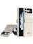 Samsung Galaxy Z Flip3 5g Sert Pc Şok Geçirmez Menteşe Koruma Bej Telefon Kılıfı (Yurt Dışından) 1