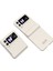 Samsung Galaxy Z Flip3 5g Sert Pc Şok Geçirmez Menteşe Koruma Bej Telefon Kılıfı (Yurt Dışından) 2