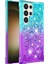 Samsung Galaxy S24 Ultra Glitter Sıvı Gradyan Tpu Sky Blue+ Telefon Kılıfı (Yurt Dışından) 1