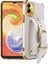 Samsung Galaxy A04 4g (164.4 x 76.3 x 9.1 Mm) Bilekliği Pu Deri+Tpu Beyaz Telefon Kılıfı (Yurt Dışından) 1