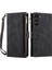 Samsung Galaxy S24 Için+ Zipper Cep Deri Black Telefon Kılıfı (Yurt Dışından) 1