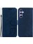 Samsung Galaxy S23 Fe Fe Fal Deri Deri Derici Savaşı Dark Blue Telefon Kılıfı (Yurt Dışından) 1