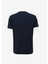 Bisiklet Yaka Düz Lacivert Erkek T-Shirt F4SM-TST 0436 2