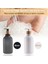 BUZLU-SIYAH-500ML Tarzı 500 ml Sabunluk Buzlu Doldurulabilir Şampuan Pompası Şişe Sabun Losyon Kabı Sabun Pompası El Yıkama Banyo Aksesuarları (Yurt Dışından) 2