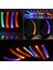 Pembe Tarzı 35-43CM Özel Yazı LED Köpek Yaka Kişiselleştirilmiş Naylon Pet Köpek Künyesi Yaka Kedi Ayarlanabilir Parlayan Köpek Tasması LED Işık Gece Güvenliği (Yurt Dışından) 4