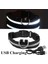 Siyah USB Stili M Beden LED Parlayan Köpek Tasması Şarj Edilebilir Su Geçirmez Aydınlık Yaka Ayarlanabilir Köpek Gece Lambası Yaka Köpekler Için Pet Güvenlik Yaka (Yurt Dışından) 1