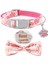 Pembe Yakalı Stil M 30-50CM Boyun Kişiselleştirilmiş Özel Köpek Tasması Isim Kimlik Etiketleri Isteğe Bağlı Boyun Askısı Küçük ve Orta Boy Pitbull Bulldog Pugs Beagle Için Uygun (Yurt Dışından) 2