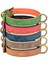 Mavi Stil M29-38CM Deri Köpek Tasması Ayarlanabilir Çift D-Ring Köpek Kontrolü Küçük Orta Büyük Köpekler (Yurt Dışından) 2