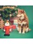 B1 Stili Pet Köpek Noel Peluş Squeak Oyuncak Çiğneme Oyuncak Küçük Orta Köpekler Için Rahat Diş Taşlama Oyuncakları Isırmaya Dayanıklı Polyester (Yurt Dışından) 3