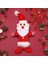 B1 Stili Pet Köpek Noel Peluş Squeak Oyuncak Çiğneme Oyuncak Küçük Orta Köpekler Için Rahat Diş Taşlama Oyuncakları Isırmaya Dayanıklı Polyester (Yurt Dışından) 4