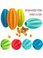 Sarı-Oval Tarzı 6cm Köpek Oyuncakları Streç Kauçuk Sızdıran Top Komik Interaktif Pet Diş Temizleme Topları Isırmaya Dayanıklı Çiğneme Oyuncakları 5cmcmcmcmcm (Yurt Dışından) 5