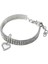 Beyaz Kalp Stili 25CM Bling Kristal Köpek Tasması Elmas Köpek Pet Parlak Tam Taklidi Kolye Yaka Pet Küçük Köpekler Malzemeleri Için Yaka (Yurt Dışından) 1