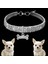 Beyaz Kalp Stili 25CM Bling Kristal Köpek Tasması Elmas Köpek Pet Parlak Tam Taklidi Kolye Yaka Pet Küçük Köpekler Malzemeleri Için Yaka (Yurt Dışından) 2