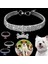 Beyaz Kalp Stili 25CM Bling Kristal Köpek Tasması Elmas Köpek Pet Parlak Tam Taklidi Kolye Yaka Pet Küçük Köpekler Malzemeleri Için Yaka (Yurt Dışından) 4