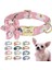 168 Mor Set 2 Stili Xs Beden Çiçek Persoalized Köpek Tasması Moda Baskılı Özel Naylon Köpek Tasmaları Küçük Orta Büyük Köpekler Için Ücretsiz Oyulmuş Isim Plakası ile (Yurt Dışından) 2