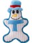 Kardan Adam Stili Pet Köpek Oyuncak Peluş Noel Bebekleri Pet Azı Dişleri Diş Bebek Bb Denilen Sondaj Peluş Isırmaya Dayanıklı Oyuncak Noel Baba Penguen Kardan Adam (Yurt Dışından) 1