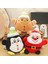 Kardan Adam Stili Pet Köpek Oyuncak Peluş Noel Bebekleri Pet Azı Dişleri Diş Bebek Bb Denilen Sondaj Peluş Isırmaya Dayanıklı Oyuncak Noel Baba Penguen Kardan Adam (Yurt Dışından) 2