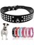 Kırmızı Stil S Beden Rhinestone Köpek Tasması 3 Sıra Süet Deri Diamante Kedi Köpek Tasması Küçük Orta Doguahua Yorkshire Için 5 Renk (Yurt Dışından) 3