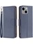 iPhone 15 Plus Toz Geçirmez Pu Deri Cep Telefonu Kapak Cüzdan Litchi Doku Dokunma Stand Kayış Telefon Kılıfı (Yurt Dışından) 1