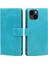 iPhone 15 Plus Telefon Kasası Cüzdan Buzağı Dokusu Pu Deri Stand Flip Folio Cover Telefon Kılıfı (Yurt Dışından) 1