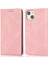 iPhone 15 Manyetik Otomatik Obsorbed Pu Deri Telefon Desteği Stand Cüzdan Telefon Kılıfı (Yurt Dışından) 1
