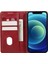 iPhone 15 Plus Deri Telefon Kasası, Cüzdan Stand Buzağı Doku Cep Telefonu Telefon Kılıfı (Yurt Dışından) 5