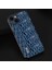 iPhone 15 Plus Gölgelik Dokusu Ince Inek Deri Kaplamalı Pc+Tpu Kapak Telefon Kılıfı (Yurt Dışından) 2