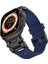 Apple Watch 2/3/4/5/6/7/8/9/se/ultra/nike 42MM 44MM 45MM 49MM Titanyum Metal Başlıklı Kordon (KRD-101) 5