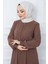 Kolları Gipe Detaylı Mevlana Ferace Kahverengi HM2031 3