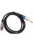 6.35MM 1/4 Inç Trs - Xlr Erkek - Dişi Kablo 3 Pin Dişi Fiş Stereo Mikrofon Kablosu Ses Kablosu (6ft) (Yurt Dışından) 2