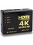 Ultra Hd 4K x 2k HDMI Anahtarı 3x1 3 Bağlantı Noktalı Değiştirici Seçici 3D 1080P Ir Uzaktan Kumandalı (Yurt Dışından) 4