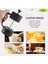 French Press Kahve ve Çay Makinesi, Kalınlaştırılmış Borosilikat Cam Kahve Presi Paslanmaz ve Bulaşık Makinesinde Yıkanabilir, Siyah (Yurt Dışından) 2