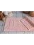 Pembe Tafting 2'li Banyo Paspası Frame 1