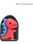 Kırmızı Dinozor Araba Kancaları Organizatör Depolama Askısı USB Kablosu Için Kulaklık Anahtarı Depolama Araba Aksesuarı Araba Yapışkanlı Kanca Askı Mini Aksesuarlar (Yurt Dışından) 1
