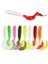 No.10 Tarzı 60MM 2g Lot Yumuşak Lures Silikon Yem mm Solucan Jig Wobblers Karides Balık Kokusu Katkı Maddesi Bas Sazan Yapay Yemle Mücadele (Yurt Dışından) 2