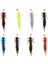 Renk K Stili 55 mm Larva Yumuşak Yemler Yapay Yemler Balıkçılık Solucan Silikon Bas Pike Minnow Swimbait Jig Plastik Yemler Pesca (Yurt Dışından) 3