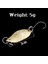B 2 Adet Tarzı G Alabalık Kaşıkları Pirinç Balıkçılık Kaşıkları Pesca Mikro Metal Lures Alan Alabalık Balıkçılığı Ultra Hafif Olta Takımı Altın Gümüş Rengi (Yurt Dışından) 3