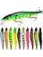 No.13 Tarzı 1 Adet Minnow Balıkçılık Cazibesi 11.5 cm 14G Yüzen Sert Yapay Yem 3D Gözler Bas Pike Crankbait Wobblers Sazan Olta Takımı (Yurt Dışından) 3